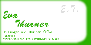 eva thurner business card